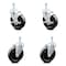 Service Caster 5 Inch Hard Rubber Wheel Swivel 3/8 Inch Threaded Stem Caster Brakes SCC, 2PK SCC-TS20S514-HRS-381615-2-TLB-2 - alternate 1